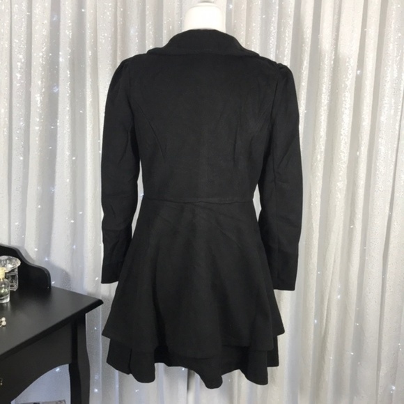 Noble Style Worsted Turn-Down Collar Coat - Picture 5 of 7